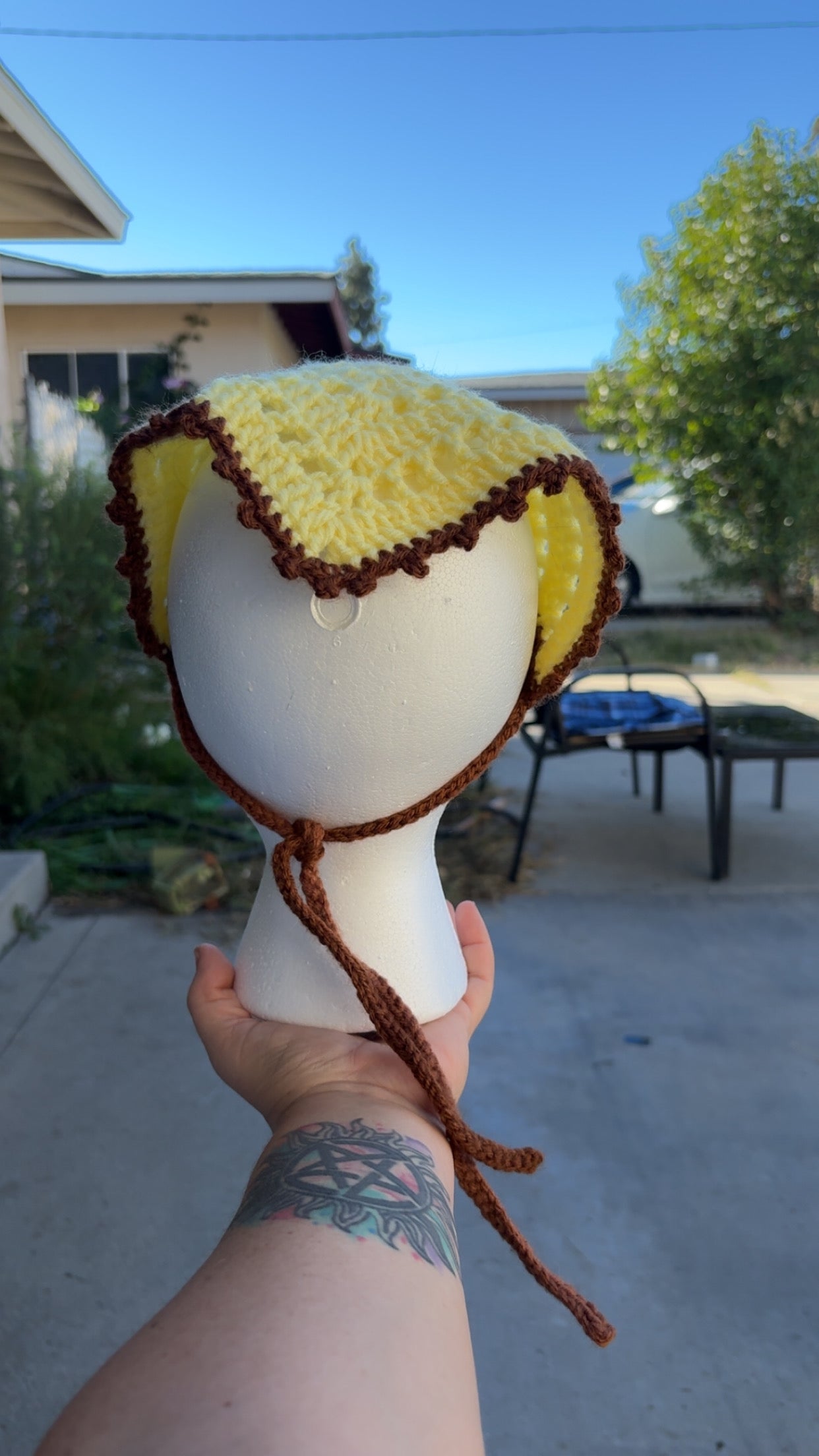 Pompompurin inspired spaced out bandanna