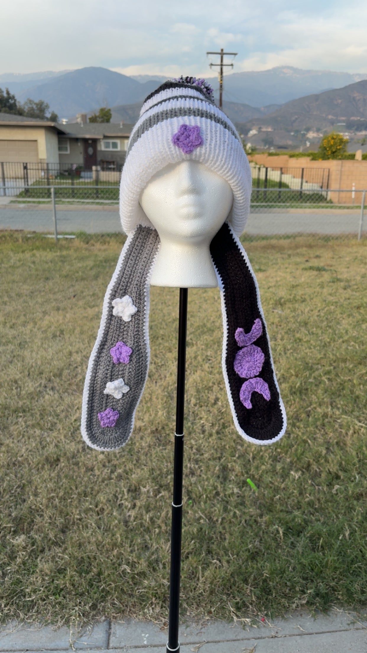 Witchy bunny beanie