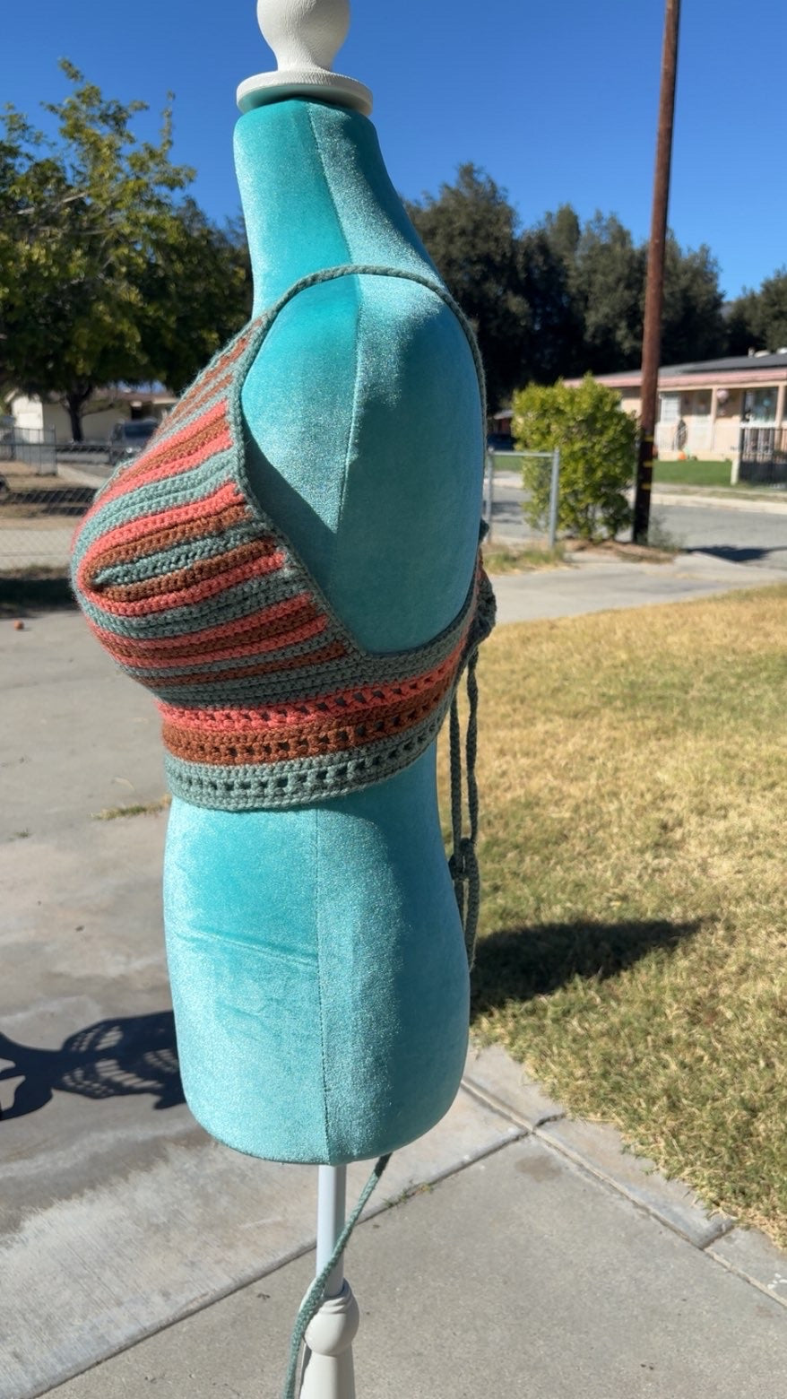 Desert river Dahlia top 2xl