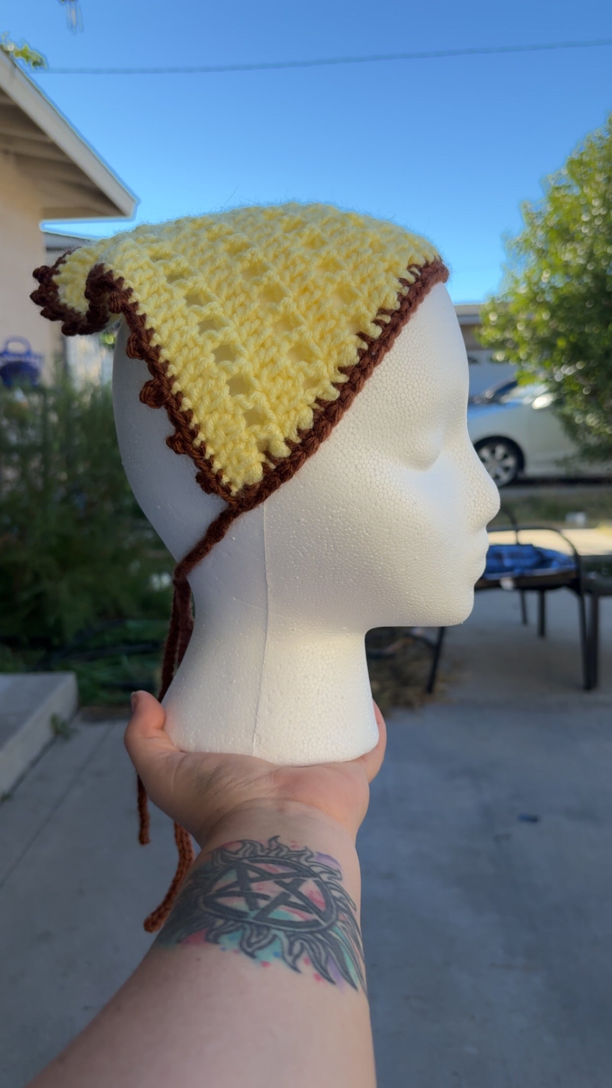 Pompompurin inspired spaced out bandanna