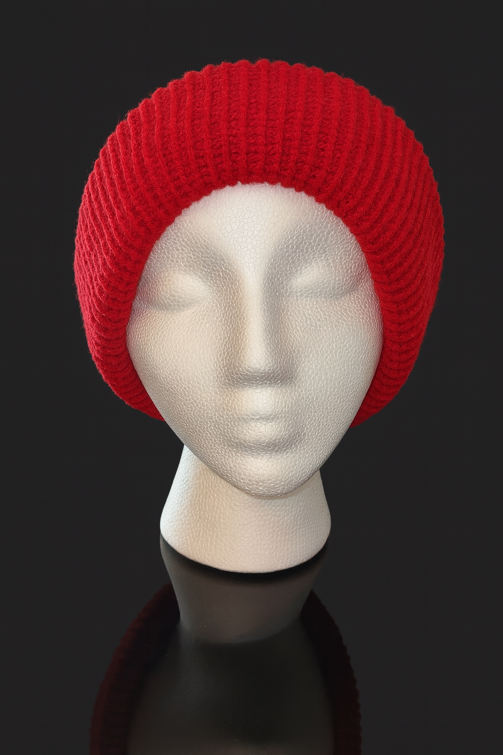 Reversible Christmas colored beanie