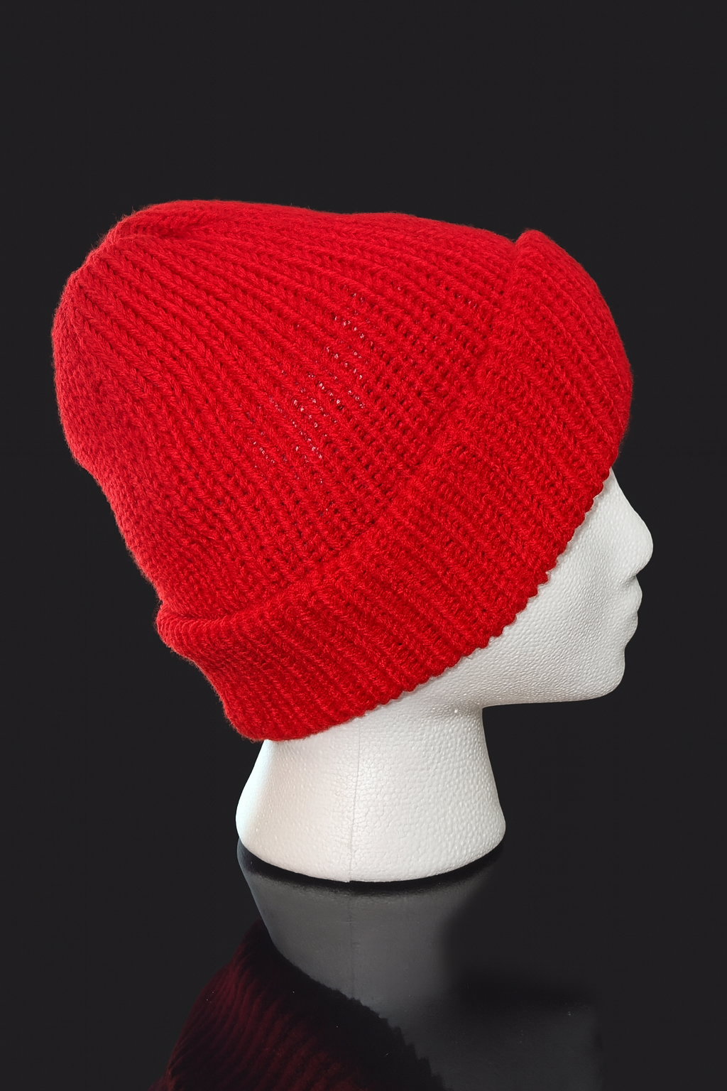 Reversible Christmas colored beanie