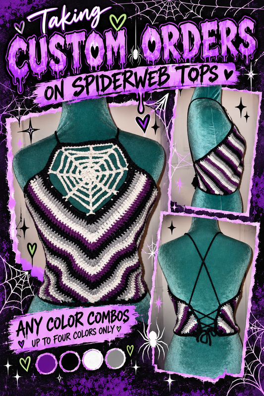 Custom order spiderweb top