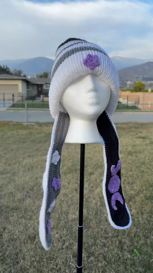 Witchy bunny beanie